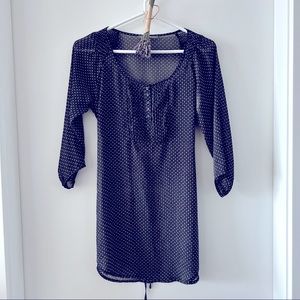 Small Tunic Style Sheer Top
